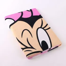 Пляжное полотенце Minnie Mouse Розовый 70 x 140 cm