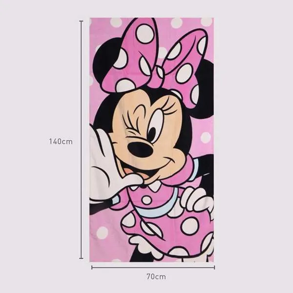 Beach Towel Minnie Mouse Pink 70 x 140 cm
