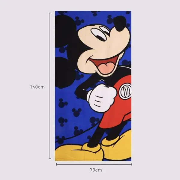 Beach Towel Mickey Mouse Red 70 x 140 cm