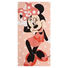 Beach Towel Minnie Mouse 70 x 140 cm Coral