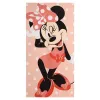 Beach Towel Minnie Mouse 70 x 140 cm Coral
