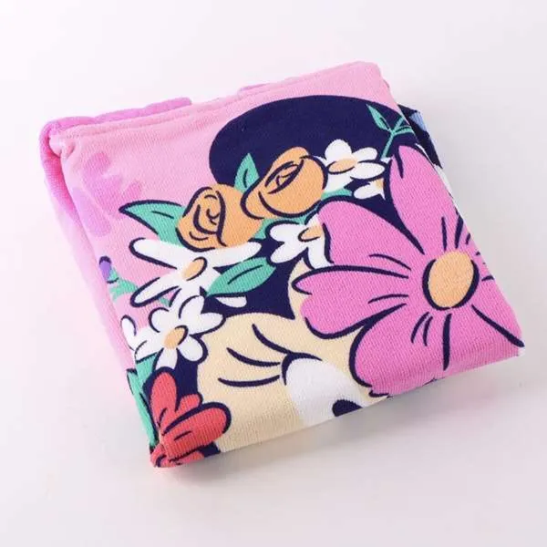 Poncho-Towel with Hood Minnie Mouse Pink 55 x 77 cm