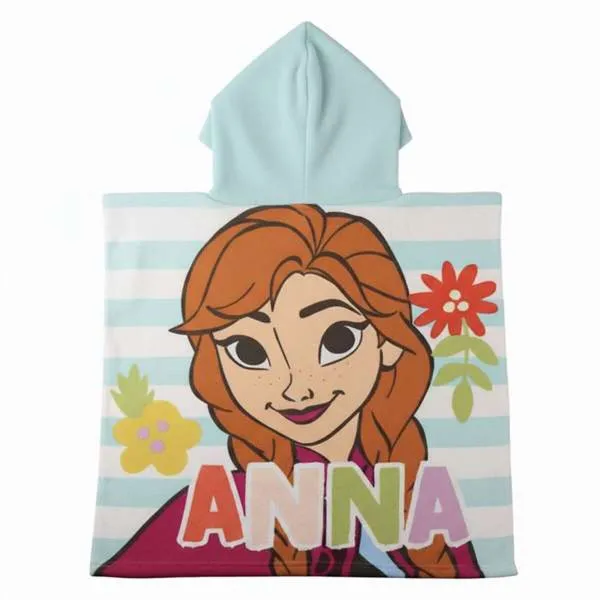 Poncho-Towel with Hood Frozen 55 x 77 cm