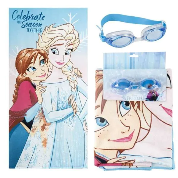 Beach Towel Frozen Blue