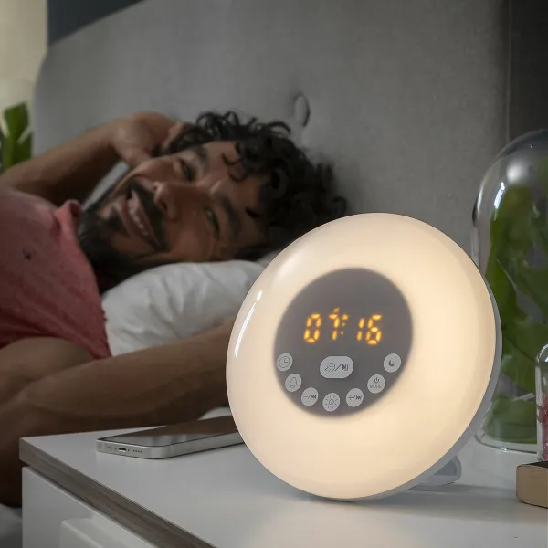 Įkraunamas saulėtekio žadintuvas su garsiakalbiu InnovaGoods (Naudoti A)
