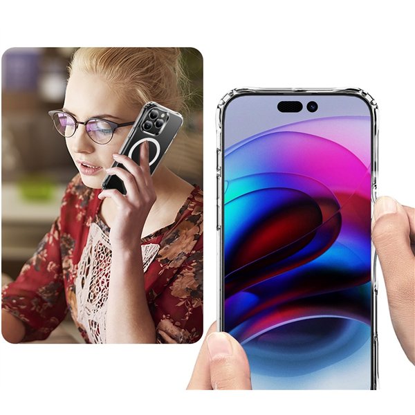 Perfectionists Clear Mag Case Apple iPhone 14 Pro clear