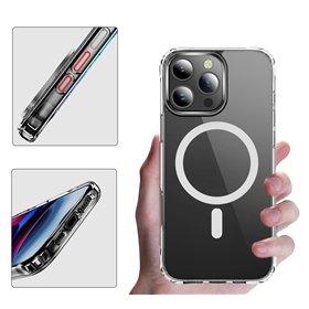 Perfectionists Clear Mag Case Apple iPhone 15 clear
