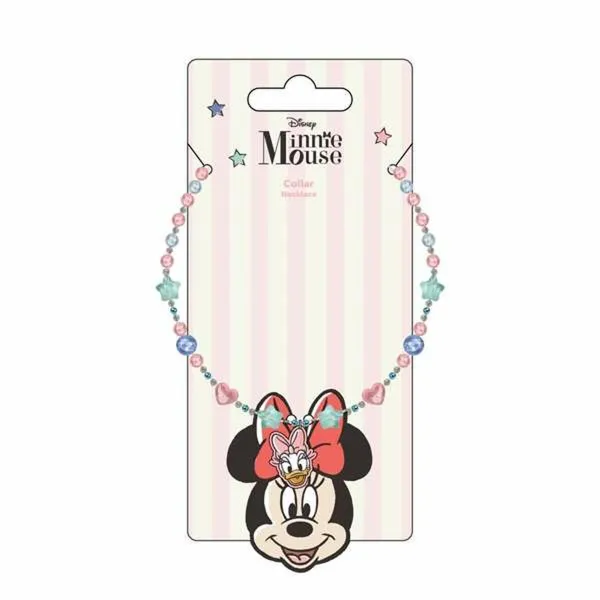Girl's Necklace Minnie Mouse Light Pink