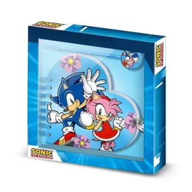 Spiral Notebook with Pen Sonic Blue 160 Sheets 23 x 2,5 x 24 cm
