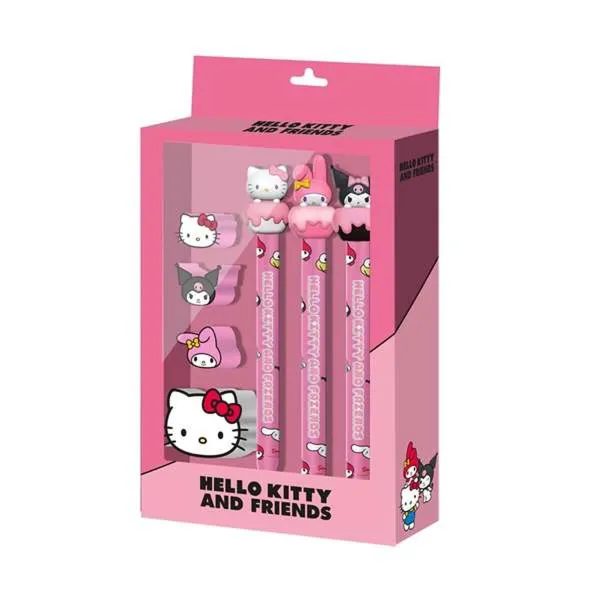 Kancelejas Komplekts Hello Kitty Rozā