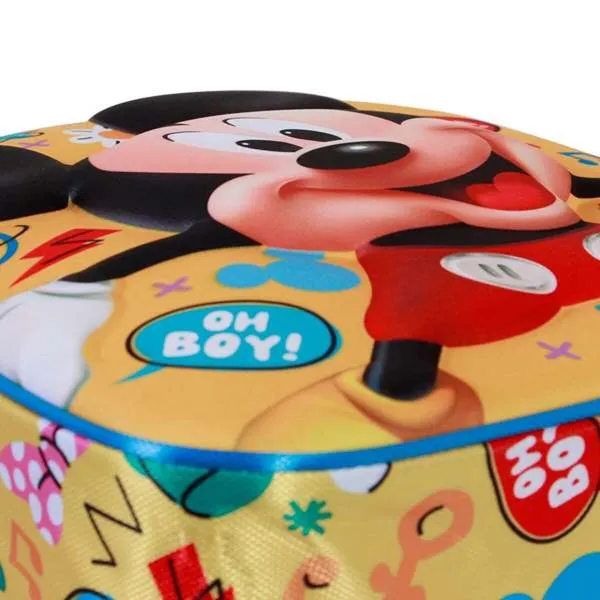 Mokyklinis krepšys Mickey Mouse Geltona 30 x 25 x 10 cm