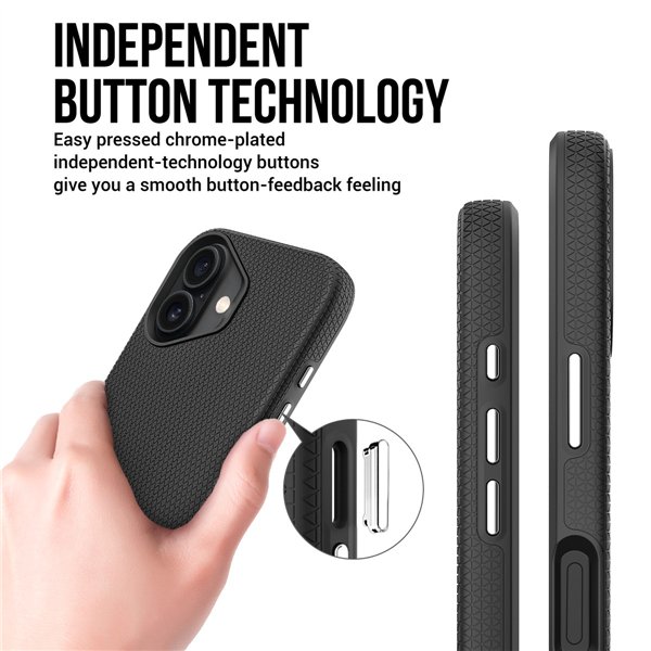 Dėklas Perfectionists Triangle Mag Case Apple iPhone 11 juodas