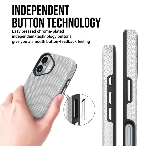 Perfectionists Triangle Mag Case iPhone 11 silver