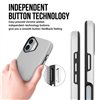 Perfectionists Triangle Mag Case iPhone 11 silver