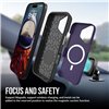 Dėklas Perfectionists Triangle Mag Case Apple iPhone 11 violetinis