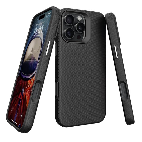 Dėklas Perfectionists Triangle Mag Case Apple iPhone 14 Pro juodas