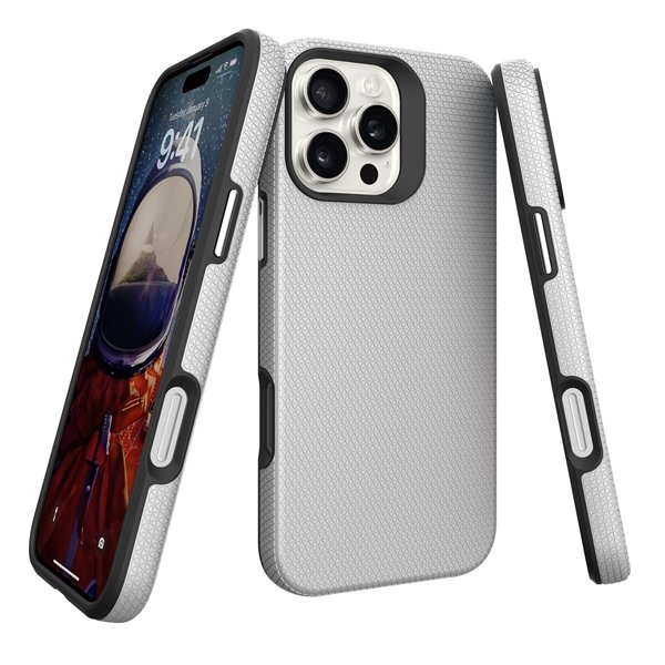 Perfectionists Triangle Mag Case iPhone 14 Pro Max silver