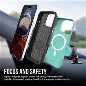 Perfectionists Triangle Mag Case iPhone 14 Pro Max green