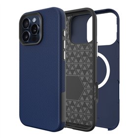 Perfectionists Triangle Mag Case iPhone 15 Pro navy blue