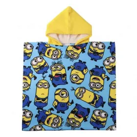 Apsiaustas - rankšluostis su gobtuvu Minions 55 x 77 cm