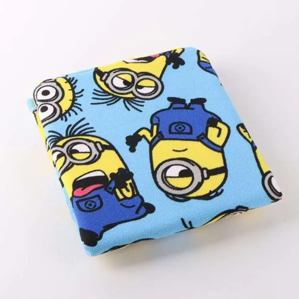 Apsiaustas - rankšluostis su gobtuvu Minions 55 x 77 cm