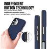 Perfectionists Triangle Mag Case iPhone 16 Plus navy blue