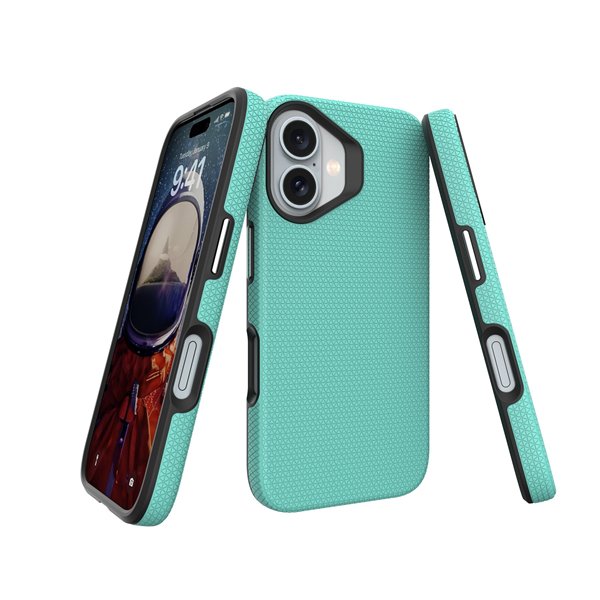 Perfectionists Triangle Mag Case iPhone 16 Plus green