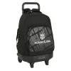 School Rucksack with Wheels F.C. Barcelona Black 33 x 45 x 22 cm