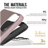 Dėklas Perfectionists Triangle Mag Case Apple iPhone 16 Pro Max rožinio aukso