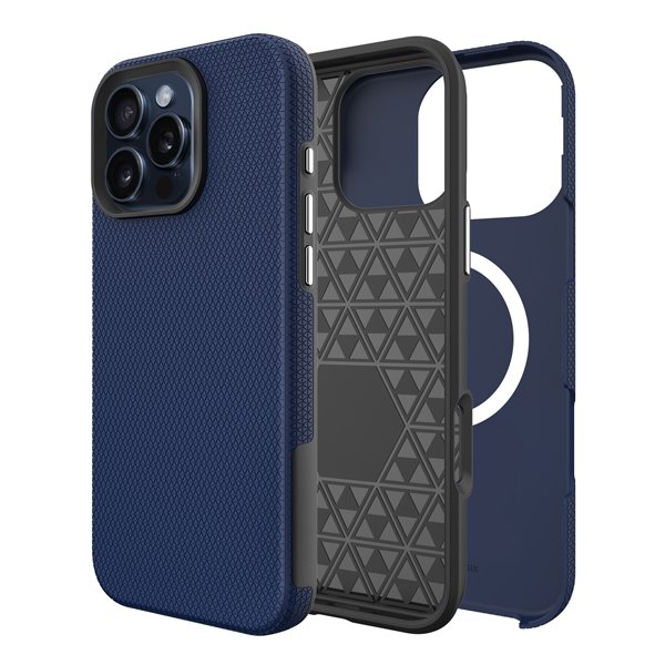 Perfectionists Triangle Mag Case iPhone 16 Pro Max navy blue