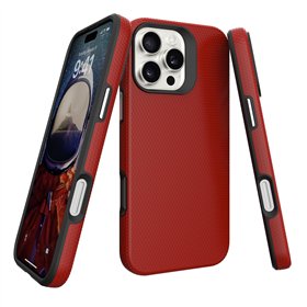 Perfectionists Triangle Mag Case iPhone 16 Pro red