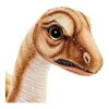Fluffy toy DKD Home Decor Brown Aluminium Children's Dinosaur