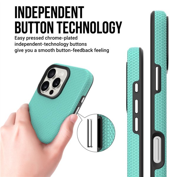 Perfectionists Triangle Mag Case iPhone 16 Pro green