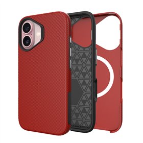 Perfectionists Triangle Mag Case iPhone 16 red