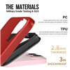 Dėklas Perfectionists Triangle Mag Case Apple iPhone 16 raudonas