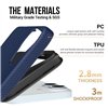 Dėklas Perfectionists Triangle Mag Case Apple iPhone 16 tamsiai mėlynas