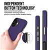 Dėklas Perfectionists Triangle Mag Case Apple iPhone 16 violetinis