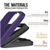 Dėklas Perfectionists Triangle Mag Case Apple iPhone 16 violetinis