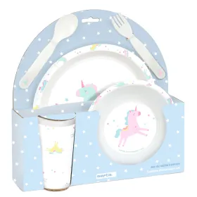 Vauvan ruokailusetti Safta Unicornio PVC