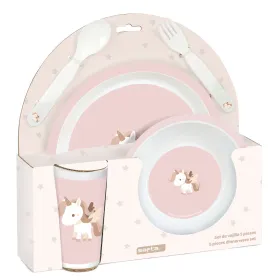 Vauvan ruokailusetti Safta Unicornio PVC
