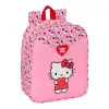 Mokyklinis krepšys Hello Kitty Rožinė 22 x 27 x 10 cm