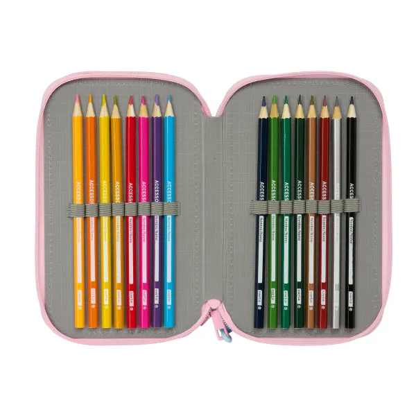 Holdall Glow Lab Pink 12,5 x 19,5 x 5,5 cm 37 Pieces