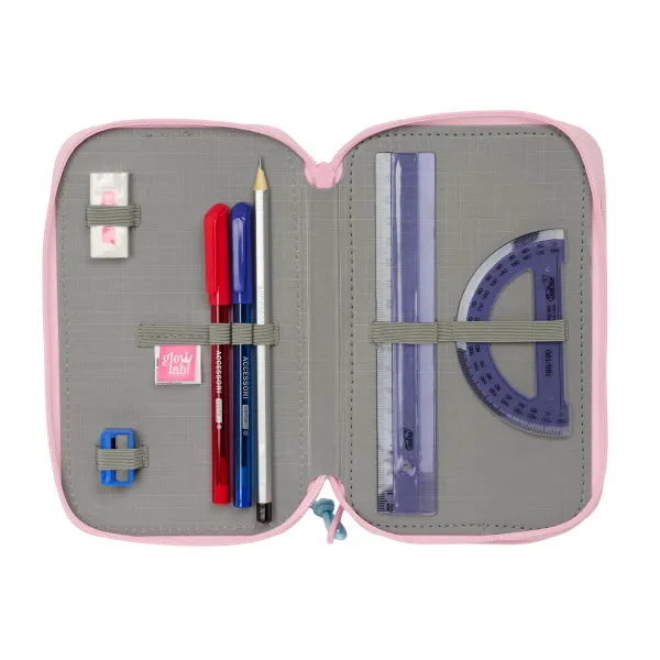 Holdall Glow Lab Pink 12,5 x 19,5 x 5,5 cm 37 Pieces