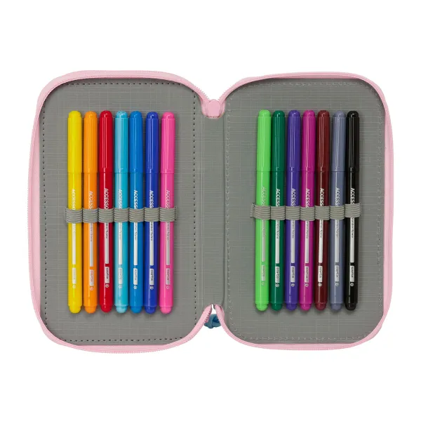 Holdall Glow Lab Pink 12,5 x 19,5 x 5,5 cm 37 Pieces