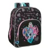 Mokyklinis krepšys Monster High Juoda 33 x 42 x 14 cm