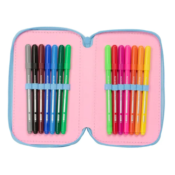 Holdall Lilo & Stitch Bright Light Pink 12,5 x 19,5 x 5,5 cm 37 Pieces