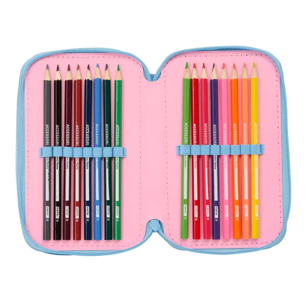 Holdall Lilo & Stitch Bright Light Pink 12,5 x 19,5 x 5,5 cm 37 Pieces