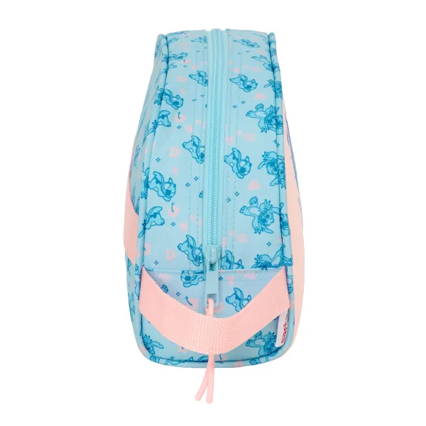 Holdall Lilo & Stitch Ohana Light Blue Light Pink 28 x 18 x 10 cm