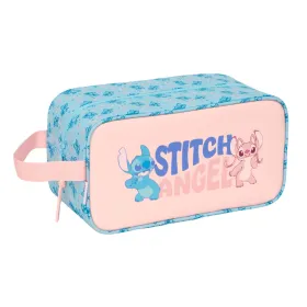 Holdall Lilo & Stitch Ohana Light Blue Light Pink 29 x 15 x 14 cm