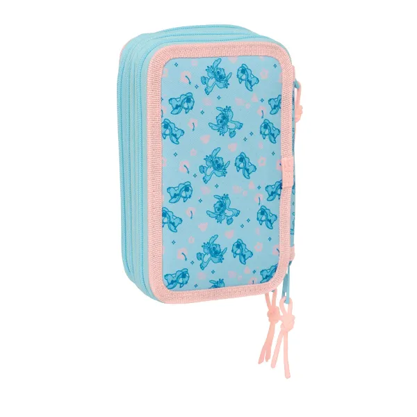 Holdall Lilo & Stitch Ohana Blue 12,5 x 19,5 x 5,5 cm 37 Pieces